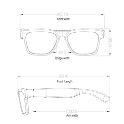 OhO Smart Glasses,Safety Glasses with Bluetooth