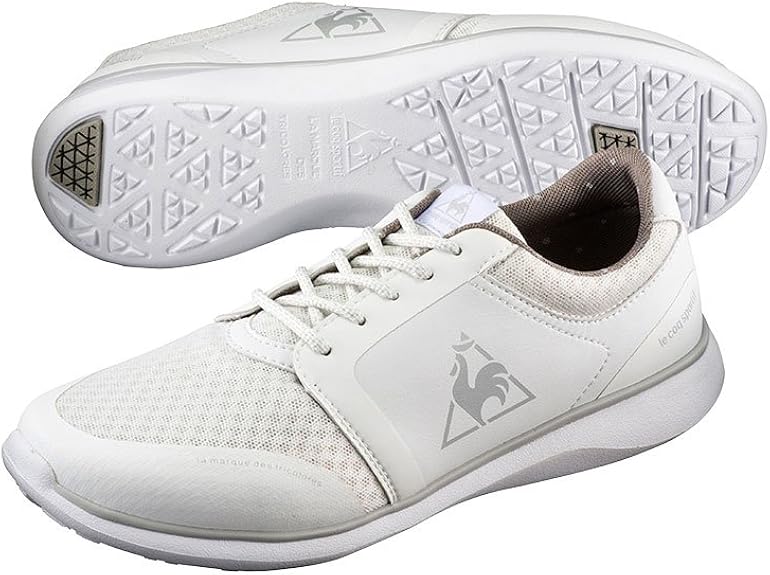 Amazon ルコックスポルティフ Le Coq Sportif スニーカー レディース La エール ホワイトグレー ホワイトグレー スニーカー