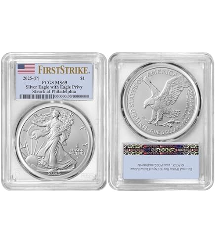 2024年　イーグル銀貨 FIRST STRIKE STAR privy Buy 2024 (P) Silver Eagle NGC GEM BU - First Star Privy 1 of