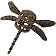 Antique Dragonfly Gear Steampunk Pin - Zinc Alloy Pin with Dragonfly and Gear Design