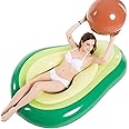 Jasonwell Inflatable Avocado Pool Float Floatie with Ball Water Fun Large Blow Up Summer Beach Swimming Floaty Party Toys Lou
