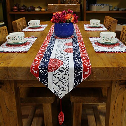 tablecloth/table runner/minimalist style table runner/table runner/Chinoiserie table runner/bed runner/covering cloth/table cloth-A 30x180cm(12x71inch)