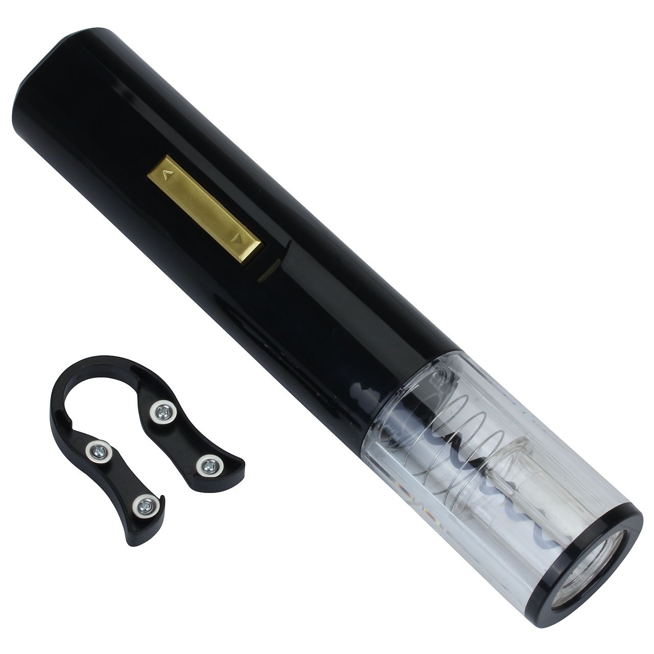 WarmHut Wine Bottle Opener, Electric Automatic Wine Opener Corkscrew Screw Pull Red Wine Cutting Machine With Foil Cutter, Battery Powered