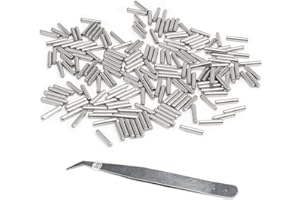 FUSHIPRO Model# 2754 Stub Axle Pins, Size φ2x10mm (Set of 100 Pcs) for Traxxas RC Vehicles