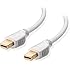 Cable Matters Mini DisplayPort Cable in White 6 Feet - 4K Resolution Ready