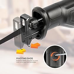 Inequalit 6Amp Reciprocating Saw, 3000SPM Variable