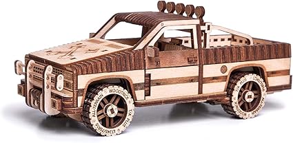 wooden pickup truck toy