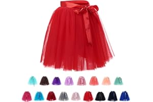 BABYONLINE D.R.E.S.S. Babyonline Womens 6 Layers Tulle Tutu Skirt Underskirt Wedding Skirt