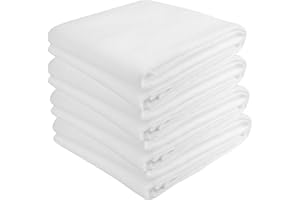 Tosnail 4 Pack 36-Inch x 45-Inch Polyester Quilt Batting for Quilts, Arts and Crafts - Craft Size