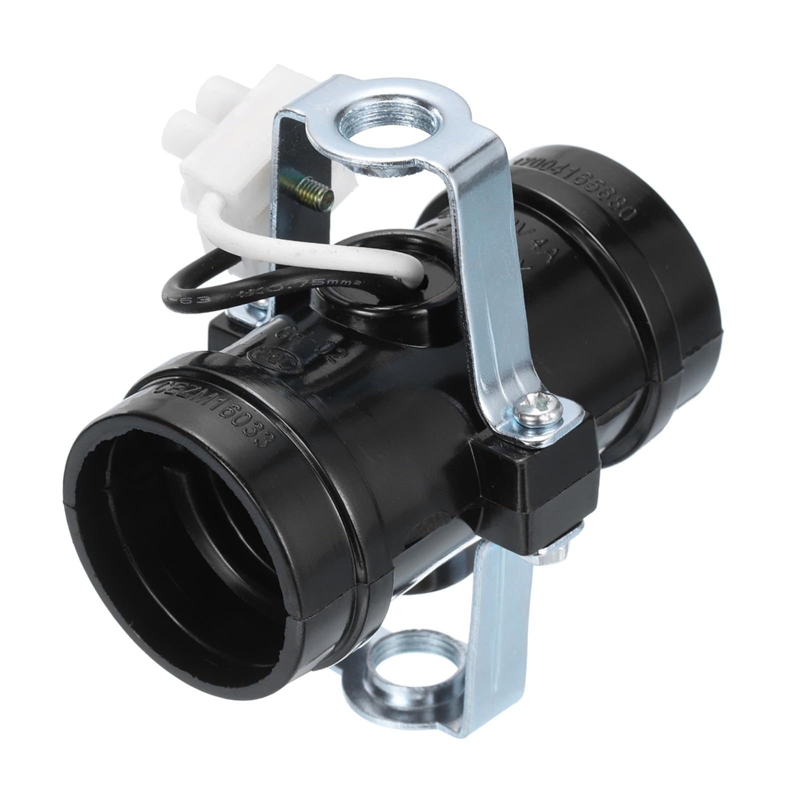 PATIKIL E26/E27 Medium Base 2 Light Cluster Socket, 1 Pcs Lamp Base Holder Multi-Cluster Incandescent for E26/E27 Lamp Holder Bulb,Black