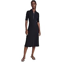 open lace back dress Vince Women's Rib Elbow Sleeve Polo Midi Dress, Coastal, XX-Small :  Amazon.ca: Clothing, Shoes & Accessories