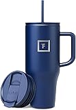 IRON °FLASK Co-Pilot Insulated Mug w/Straw & Flip