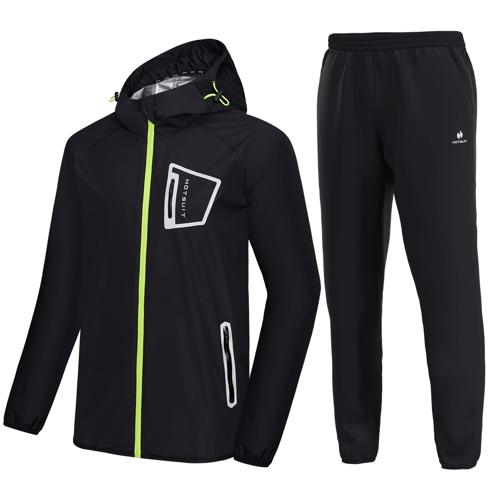 Photo 1 of HOTSUIT Sauna Suit Men Anti Rip Boxing Sweat Suits Exercise Workout Jacket Pants