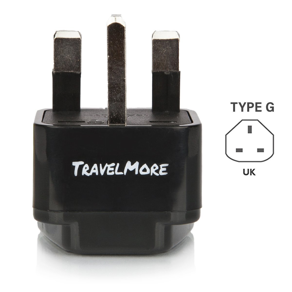 UK Travel Adapter for Type G Plug Works with Electrical Outlets in United Kingdom, Ireland