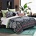 Barefoot Bungalow Twyla Midnight Quilt Set, 3-Piece Full/Queen