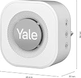 Yale Doorbell Chime Indoor Plug-In with 7 Tones 100m Range EU UK Power view 2