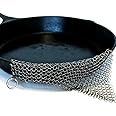 The Ringer - The Original Stainless Steel Cast Iron Cleaner, Patented XL 8x6 Inch Design