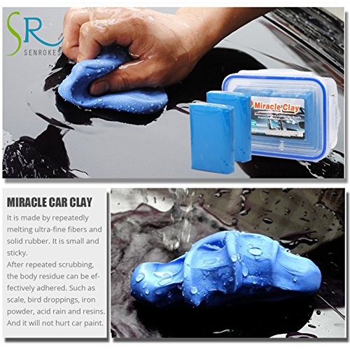 SENROKES Clay Bar Car Detailing Clay Clay Bars Magic Clay Bar 4 Pack