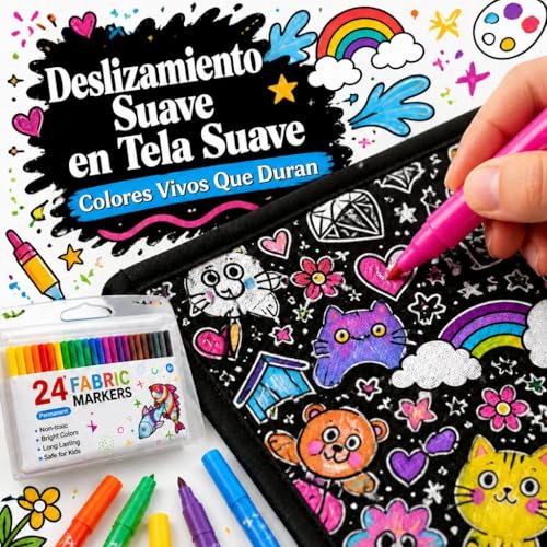 VEELU Adult Coloring Blanket 156×125cm with 24 Markers, Painting Blanket Washable Reusable, Anti-Stress Blanket for Kids and Family Activity, Birthday Gift