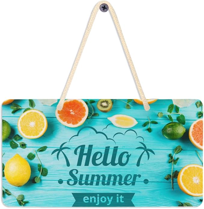 Sign Wall Decor Summer Time Front Porch Sign Home Decor Board