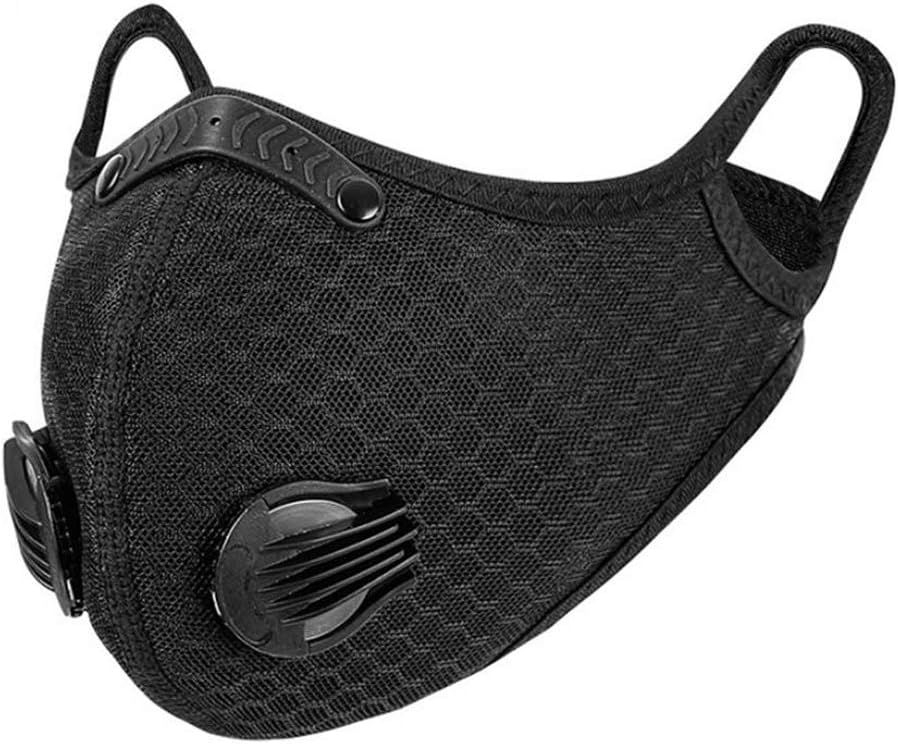 Heay Filter Dust mask Reusable Activated Carbon Dustproof Respirator Safety Mask Filter Bicycle Mask Mountain Bike Riding Mask Sports Face Mask