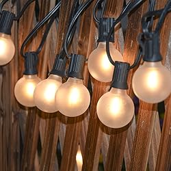 GOOTHY G40 LED Globe String Lights, 25Ft Outdoor