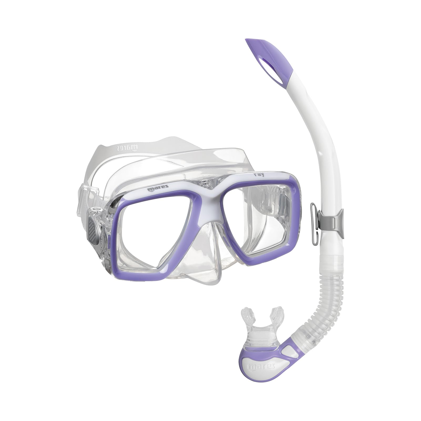 Mares Mask Plus Snorkel Ray Diving Kit - Transparent/CL, SFLIWCL