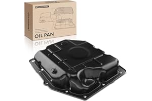 A-Premium Transmission Oil Pan with Drain Plug Compatible with 42RLE Transmission, Jeep Liberty Wrangler, Chrysler 300, Ram 1