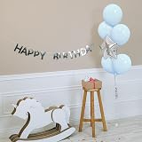 HYKJNBW Pastel Blue Balloons 50 Pack 12 Inch Thick Latex Party Decorations view 4