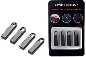 Zpsolution Zipper Pull Replacement Metal Zipper Handle Mend Fixer for Luggage Suitcases Bags