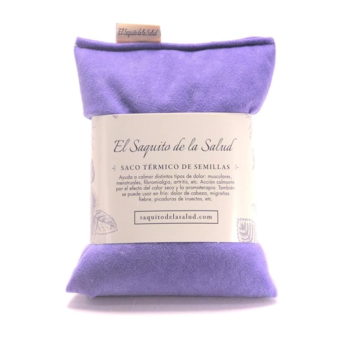 Saco Térmico Semillas Microondas Violeta Aterciopelado (Romero, M ...