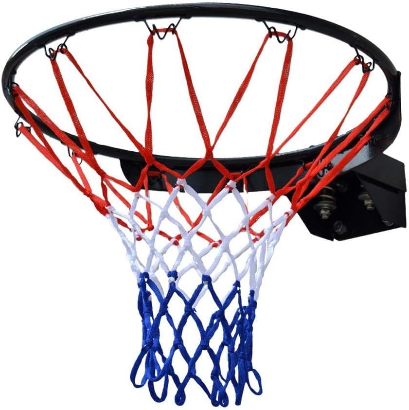Basketball Rim 45cm Adult Basketball Hoop Vertical Double Spring Standard Goal Reinforced Mounting Bracket