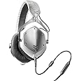 V-MODA Crossfade M-100 Over-Ear Noise-Isolating Metal Headphone (White Silver)