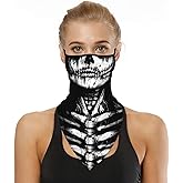 YAYOUREL Neck Gaiter Face Mask Covering Bandanas for Men Women Summer UV Face Scarf Mask Cover Facemask Balaclava Headbands