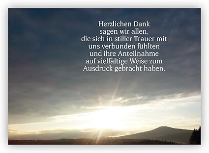 Lutto Biglietto Di Ringraziamento Con Luminoso Alba Grazie Mille Diciamo Tutti Che Si Sentivano Connessi E In Stiller Lutto E I Loro Condoglianze In Vari Modi Hanno Espresso 1 Grusskarte Amazon It Cancelleria