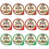 Merrick Lil's Plates Grain Free Wet Food for Small Breed Dogs Variety Pack, 3.5 Oz., (4) Teensy Turducken, (4) Teeny Texas Steak Tips, (4) Rascally Rabbit Stew (12 Pack Bundle)