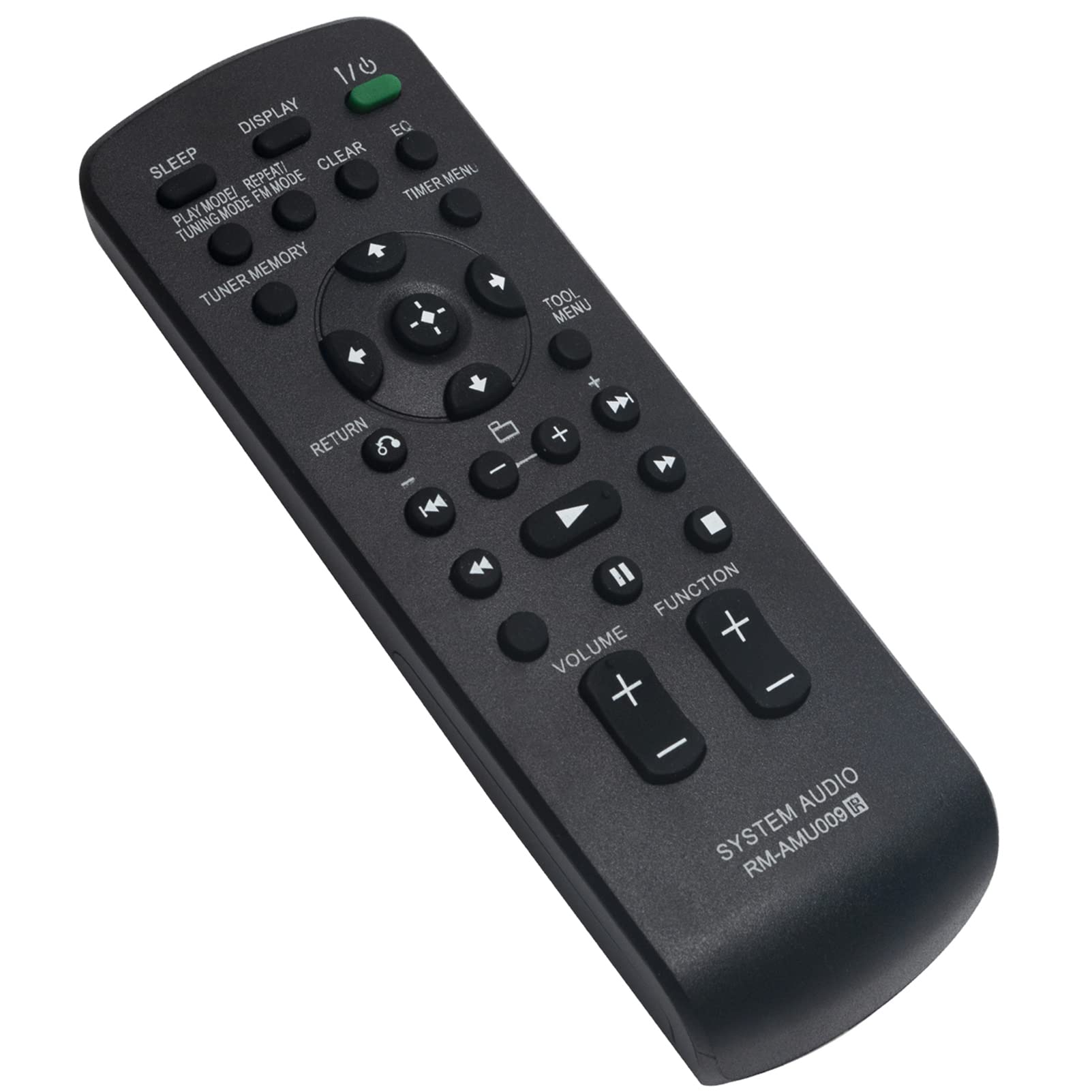 VINABTY RM-AMU009 Replacement Remote Compatible with Sony Mini Hi-Fi Component System MHC-EC609iP CMT-CX4iP CMT-MX500i MHC-EC909iP MHC-EC79i CMT-LX20i MHC-EC69i MHC-EC99i CMT-BX50BTi MHC-EC78Pi