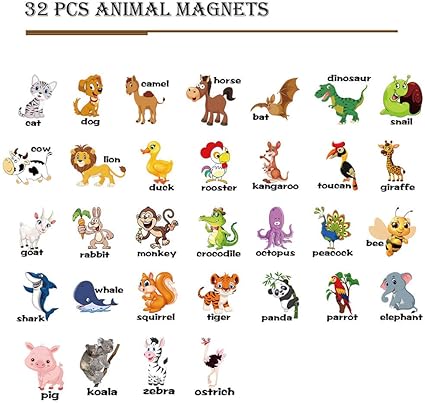 melissa and doug animal magnets 32