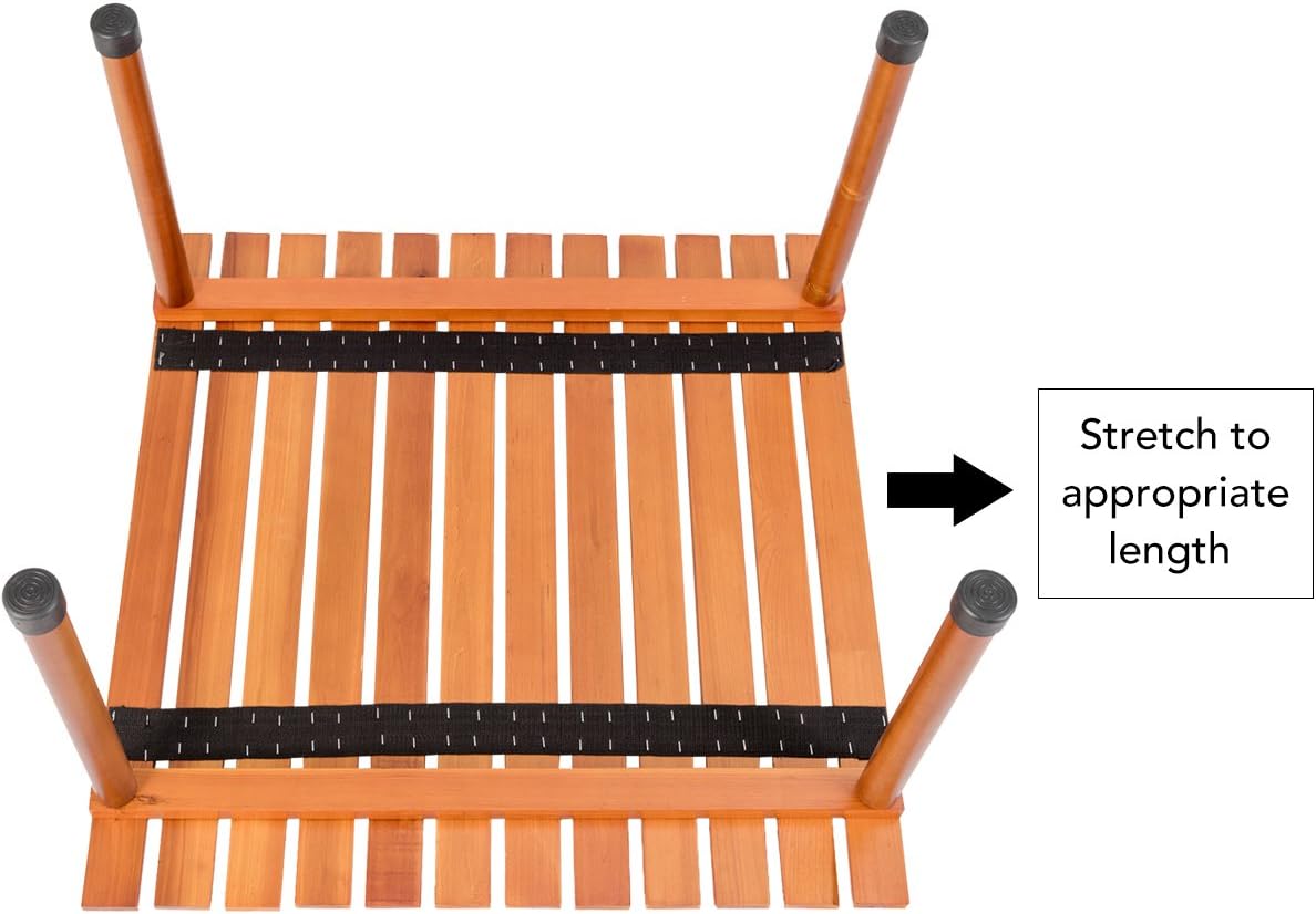 Costway Picnic Folding Table Wood Roll Up Outdoor Camping Beach Dining Use Low Portable Table with Carrying Bag: Kitchen & Dining