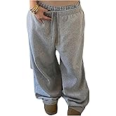 RoseSeek Women's Wide Leg Sweatpants Loose Athletic Pants Drawstring Waisted Casual Trousers