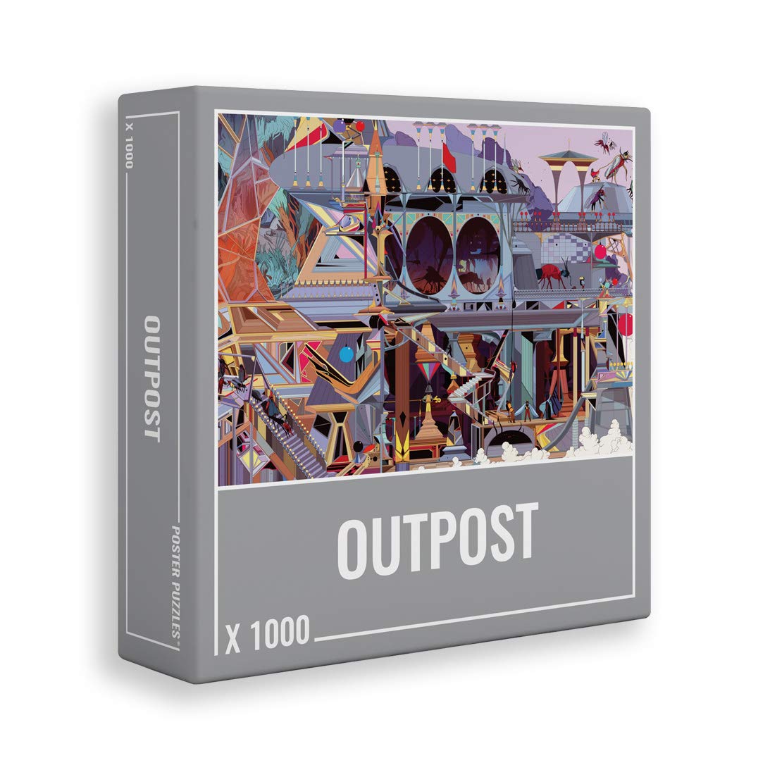 Cloudberries Outpost - Premium, 1000-Piece Fantasy Jigsaw Puzzle for Adults (Cool, Mythical Sci-Fi Theme!)