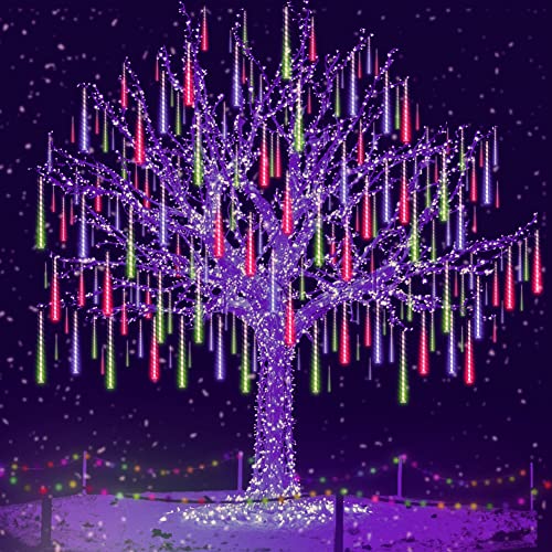 Rain Drop Lights, Aukora LED Meteor Shower Lights 11.8 inch 8 Tubes