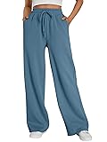 Trendy Queen Womens Wide Leg Sweatpants High