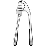 Garlic Press, Zinc Alloy Premium Garlic Presser Sturdy Garlic Crusher Heavy Duty Garlic Mincer, Dishwasher Safe