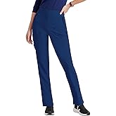 BARCO Unify Purpose Scrub Pant for Women – Indigo, 5-Pocket High-Rise Cargo Pants with 360 Spandex Stretch & Moisture Wicking Fabric – XS, Regular Fit
