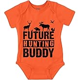 Brisco Brands Future Outdoor Buddy Fishing Hunting Baby Romper Boys or Girls