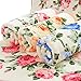 DZT1968 Soft Cotton Bamboo Fiber Floral Face Bath Hand Towels 3475cm (Pink)