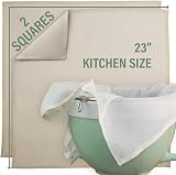 Country Trading Co Organic Unbleached Cotton Cheesecloth 23x23 2 Squares view 2