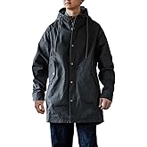 Dcincell Men's Hooded Parka M51 Military Field Jacket Fashion Fishtail Outwear Coat Windbreaker