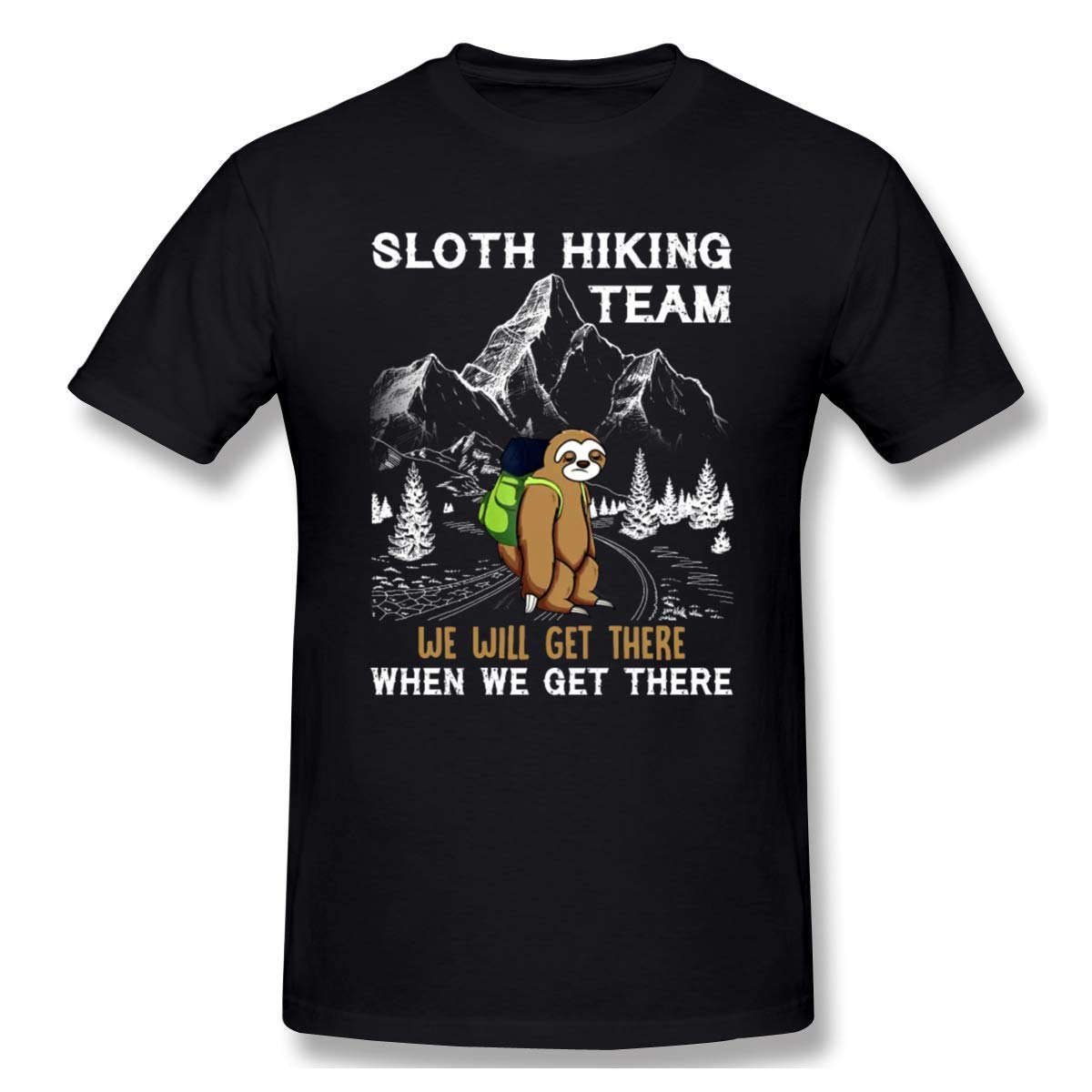  T-shirt Sloth Hiking Team We Will Get There When We Get There Tshirt